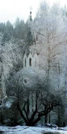 2008_Janské_Lázně_Evangelický kostel v zimě