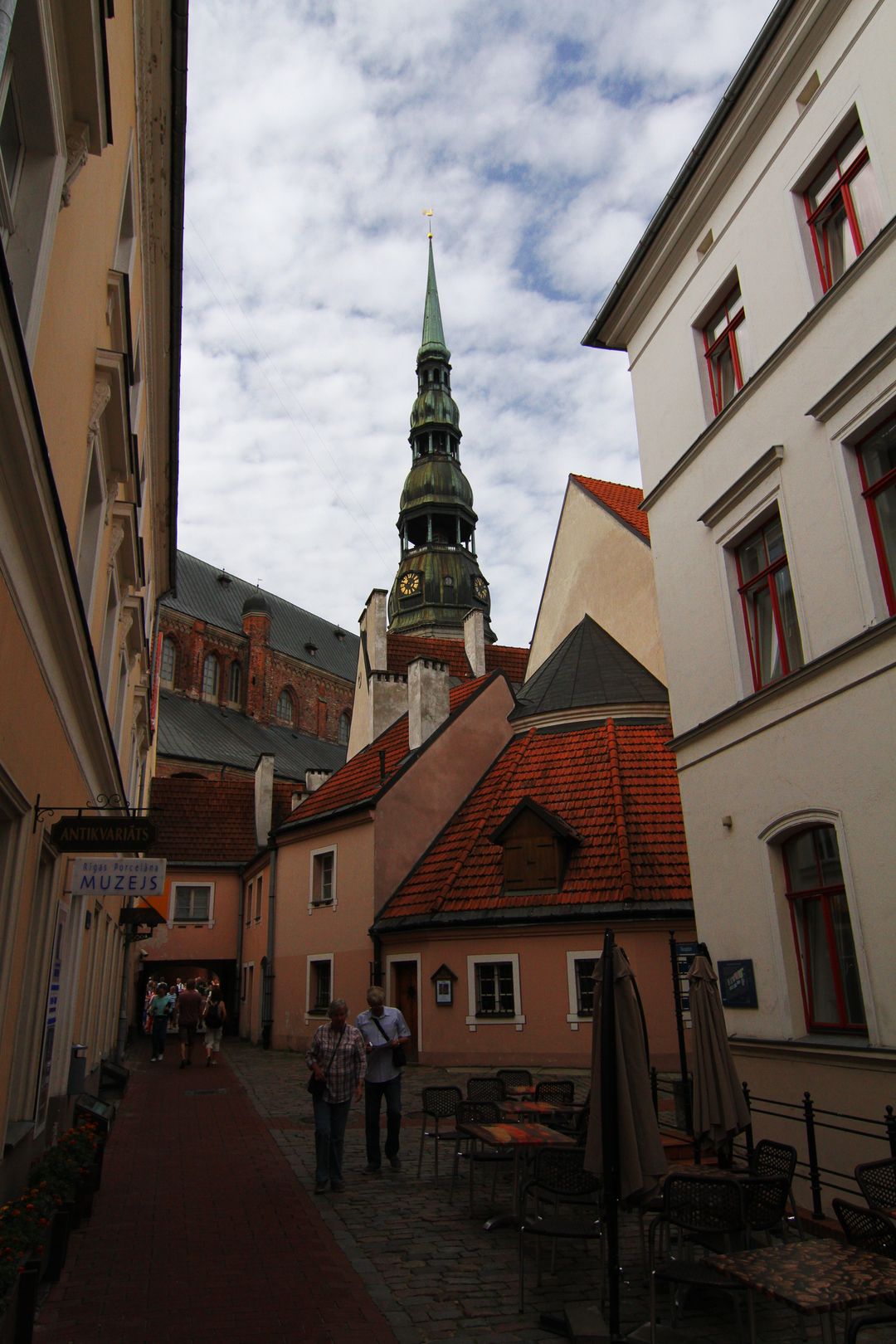 Pohled na luteránský kostel sv. Petra