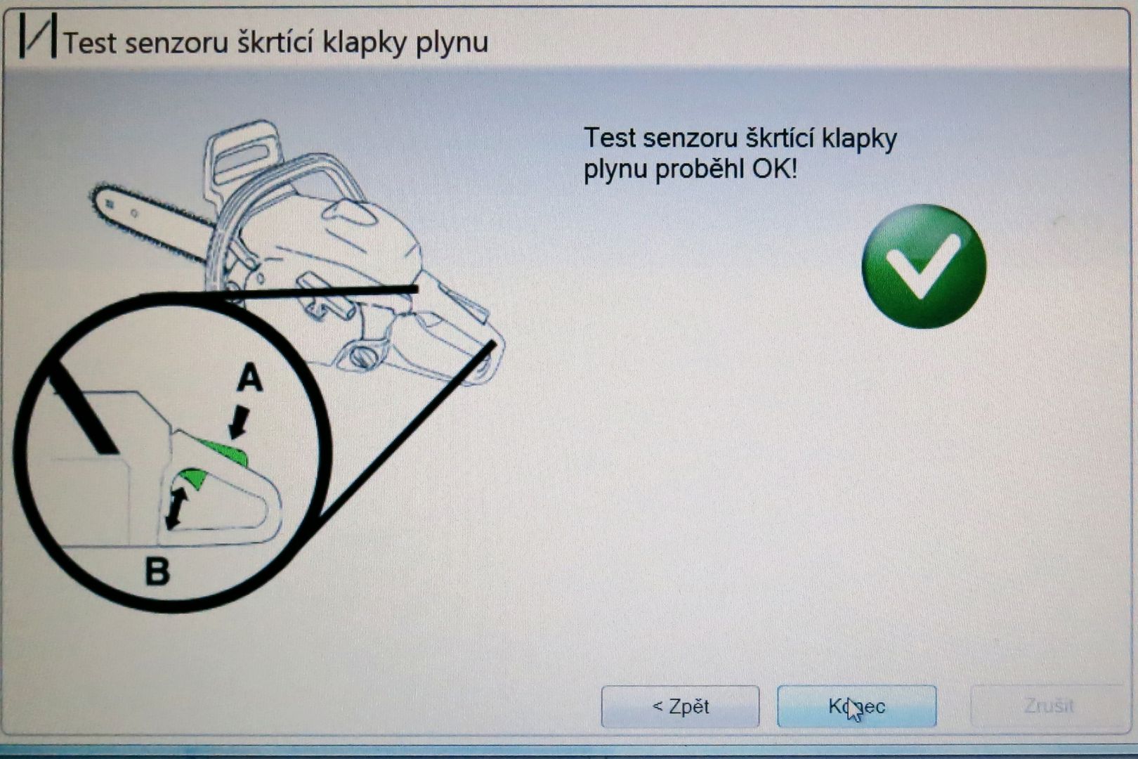 Postup diagnostiky motorové pily (20)