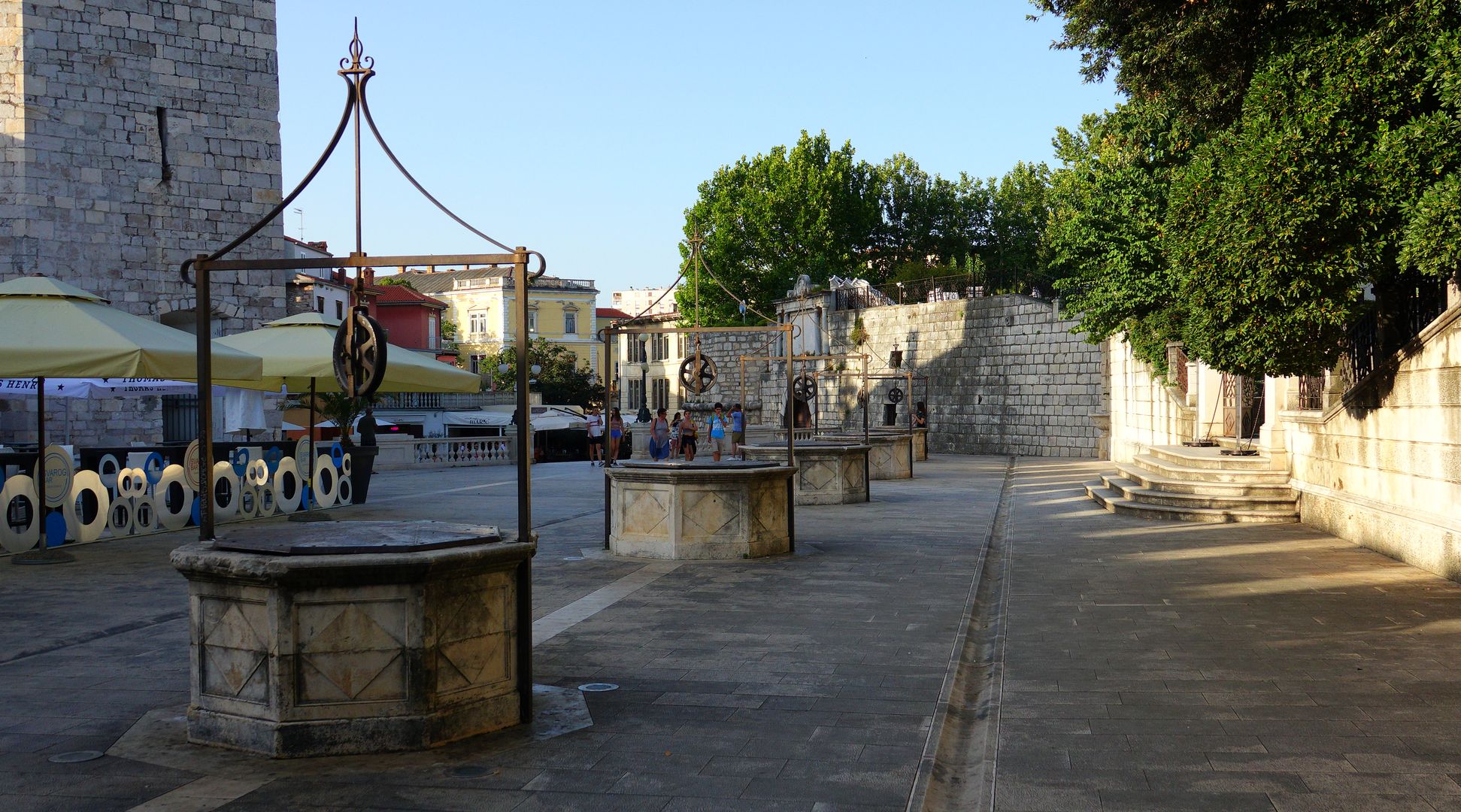 2017_07_Chorvatsko_Zadar_Náměstí pěti studní (1)