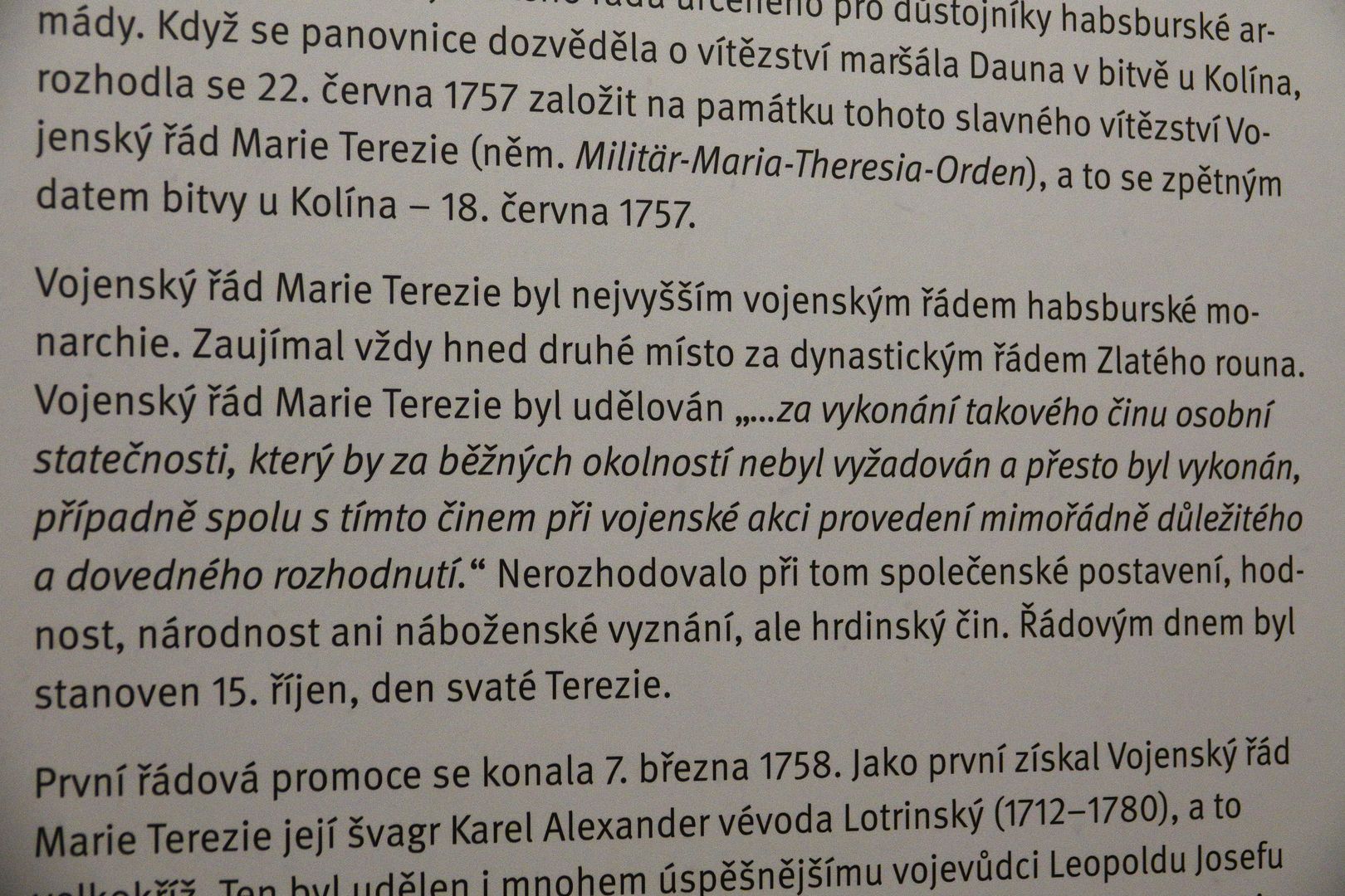 Kolín_regionální muzeum_výstava Bitva u Kolína 1757_22