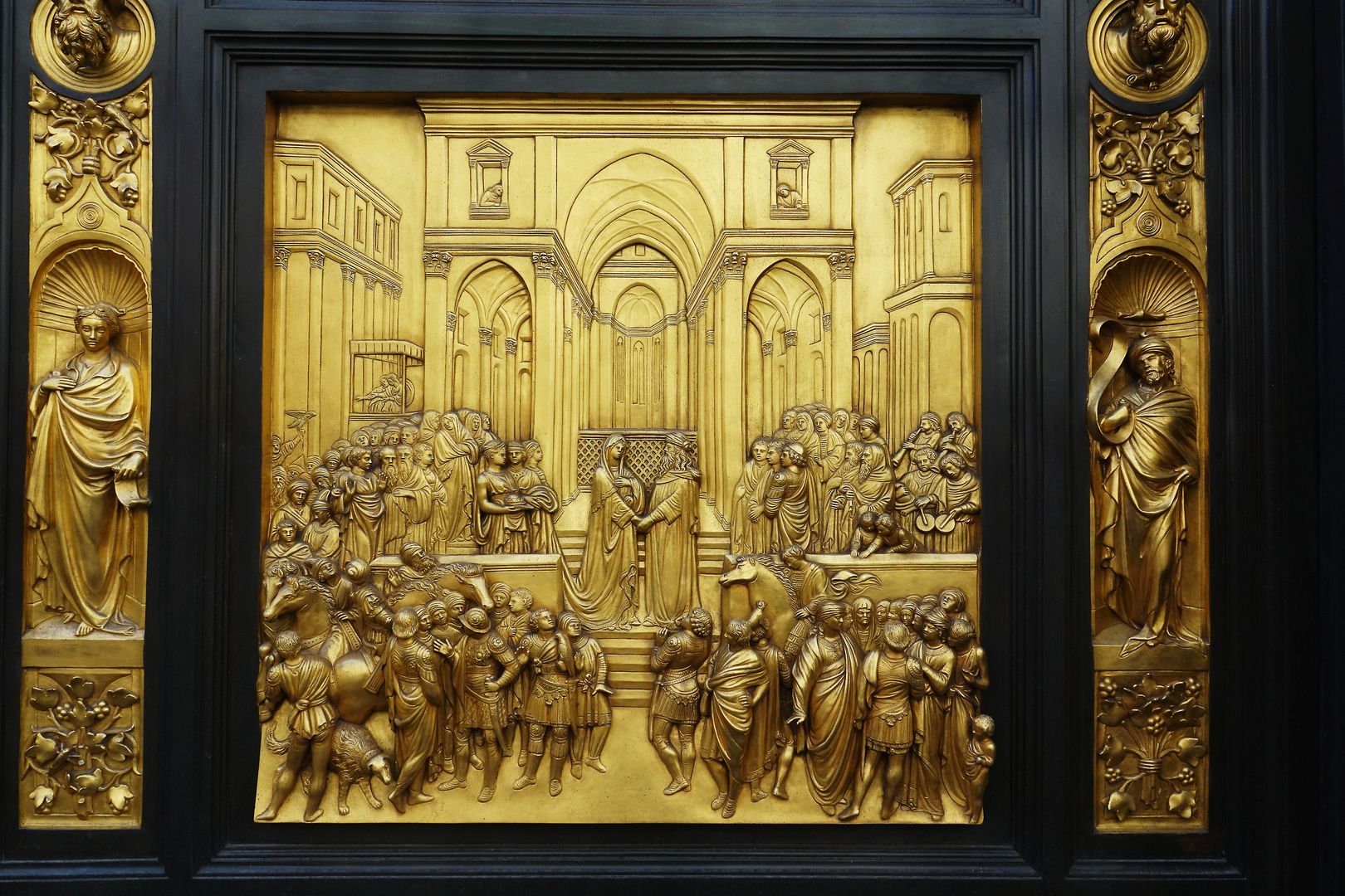 Florencie_Baptisterium San Giovanni _Porta del Paradiso_Lorenzo Ghiberti (2)