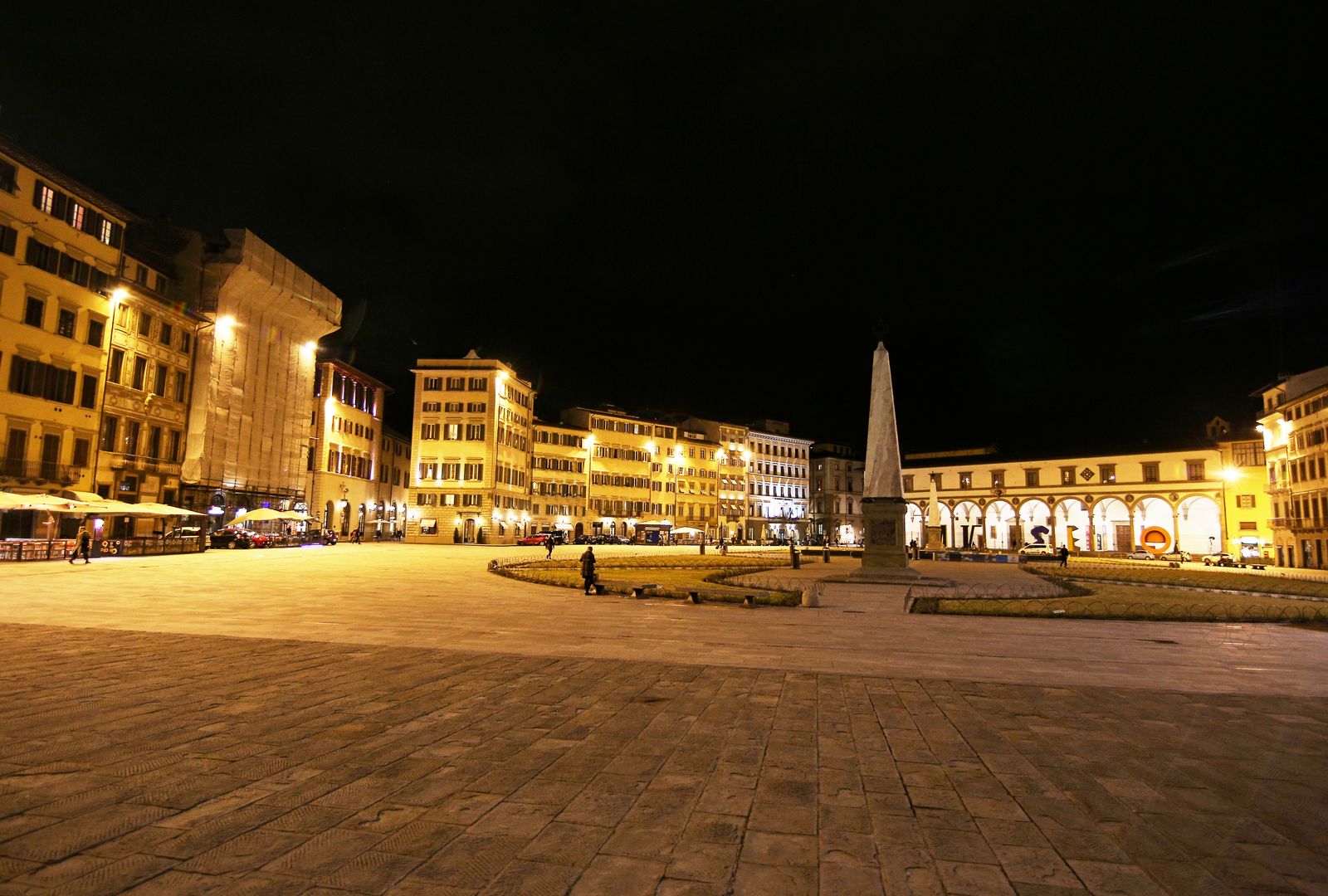 Florencie_Santa Maria Novella_exteriér_náměstí SMN