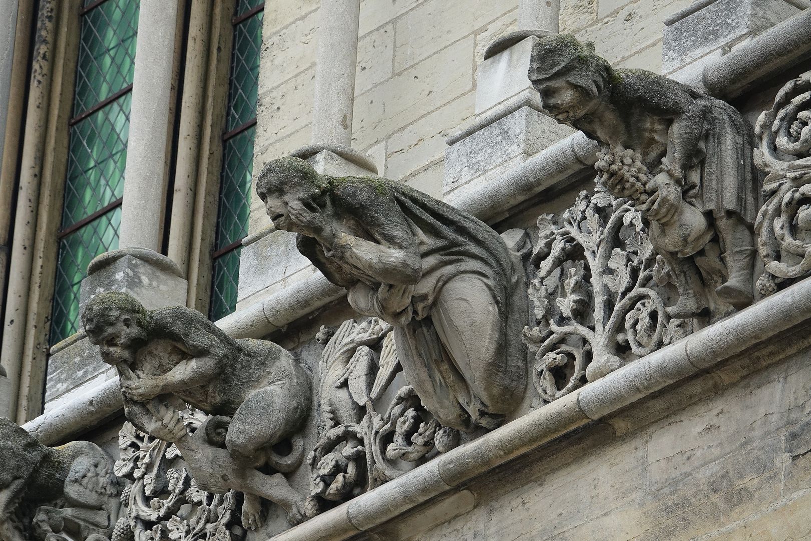 Dijon-kostel Notre-Dame-exteriér_západní průčelí (5)