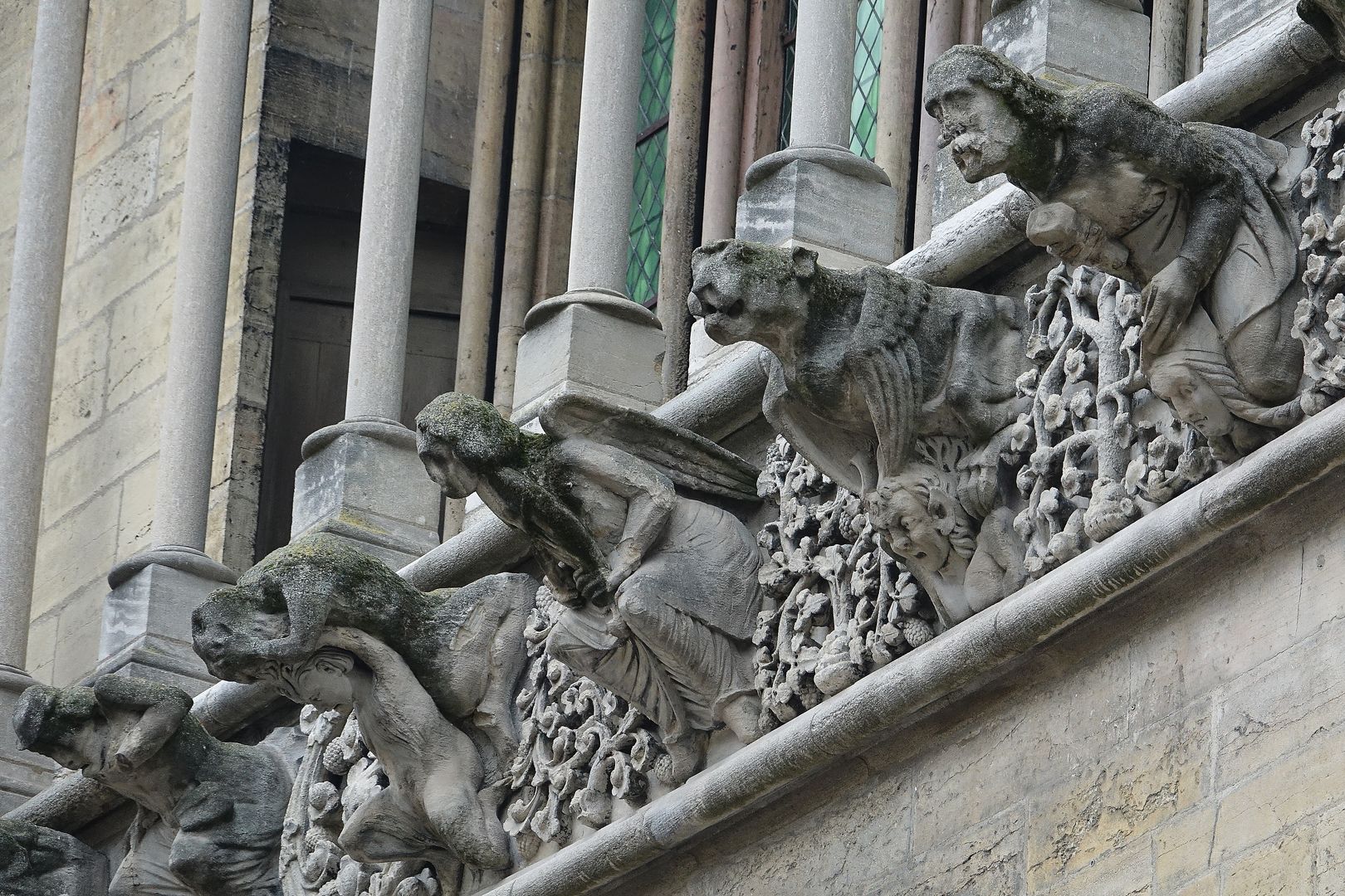 Dijon-kostel Notre-Dame-exteriér_západní průčelí (6)