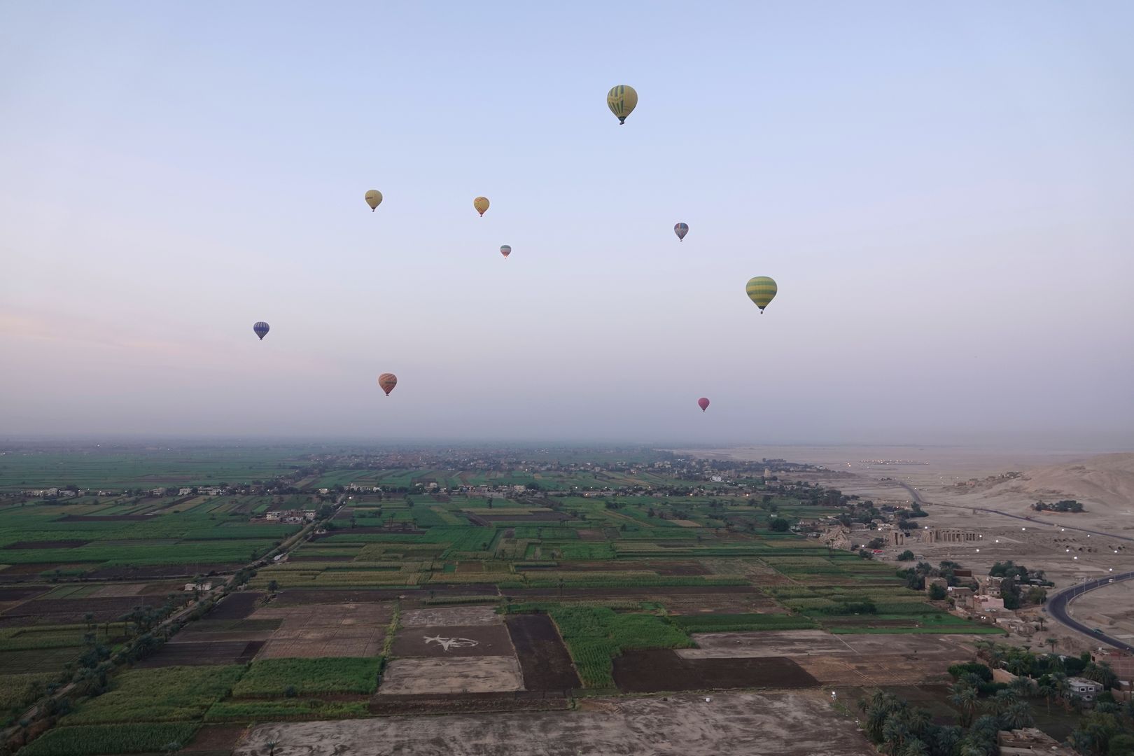 Luxor - Thébská nekropole - let balónem-0012