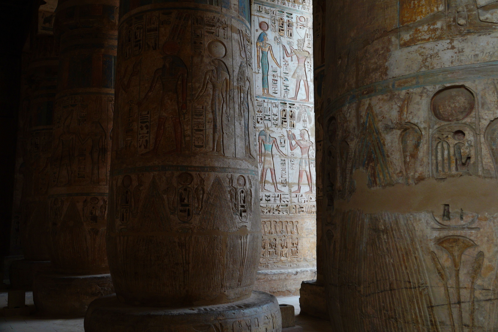 Egypt_Luxor_Chrám Ramesse III. v Medínit Habu_2022_10_0034